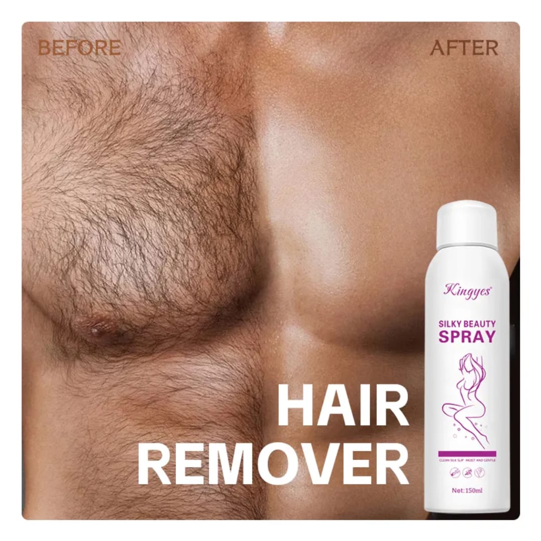 Hair removal spray